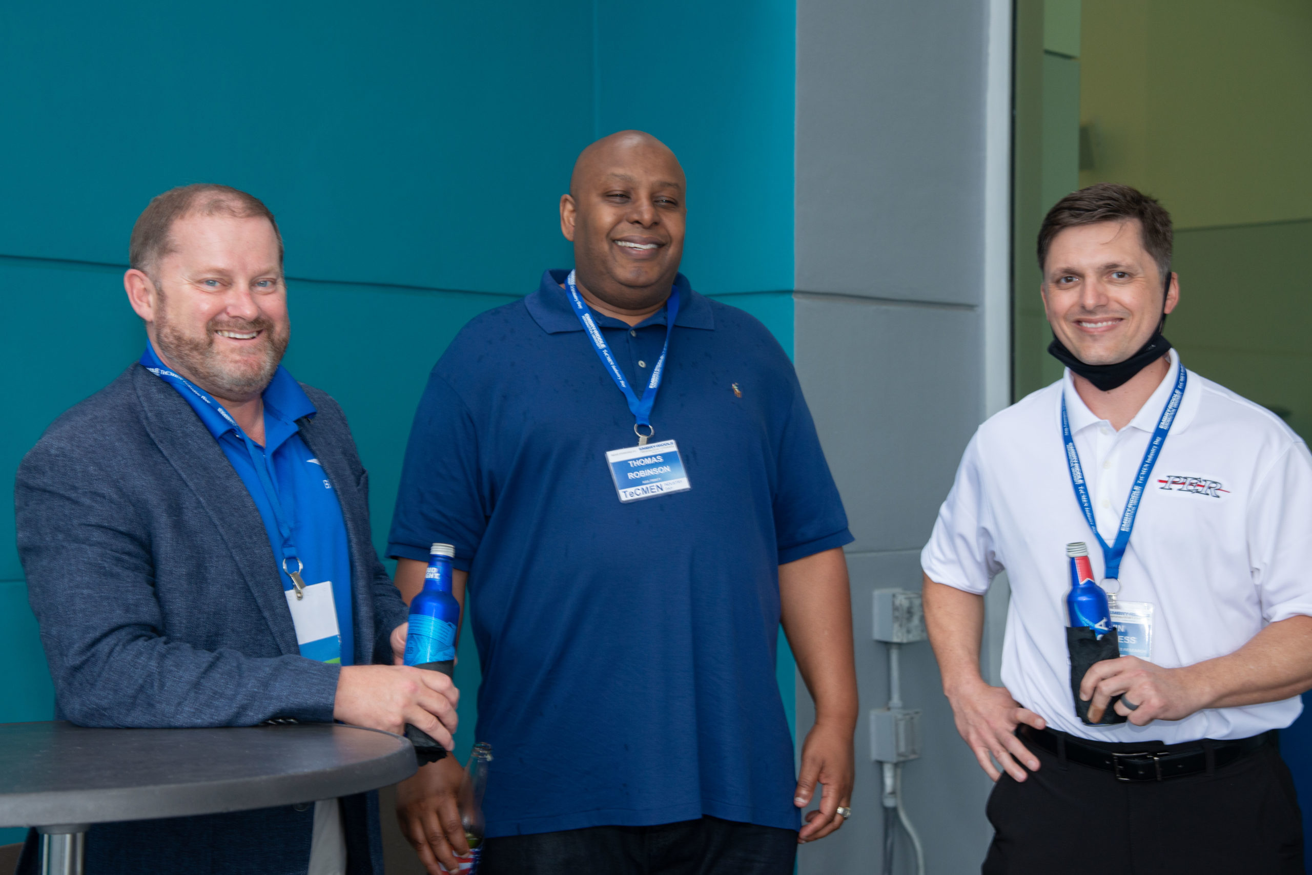 TeCMEN Industry Day Attendees Businessmen networking at the TeCMEN Industry Day