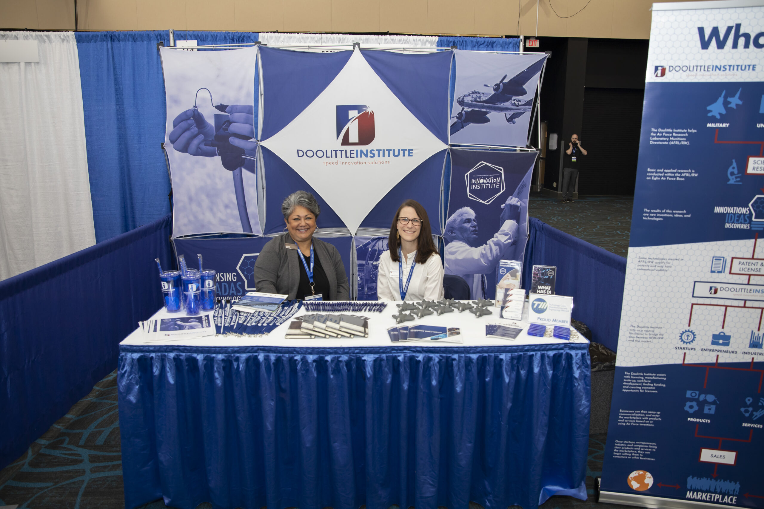 TeCMEN booth setup TeCMEN booth setup