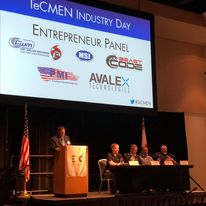 Image of guest speaker panel at TeCMEN Industry Day