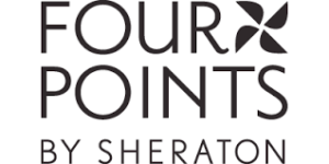 Four Points by Sheraton in black text